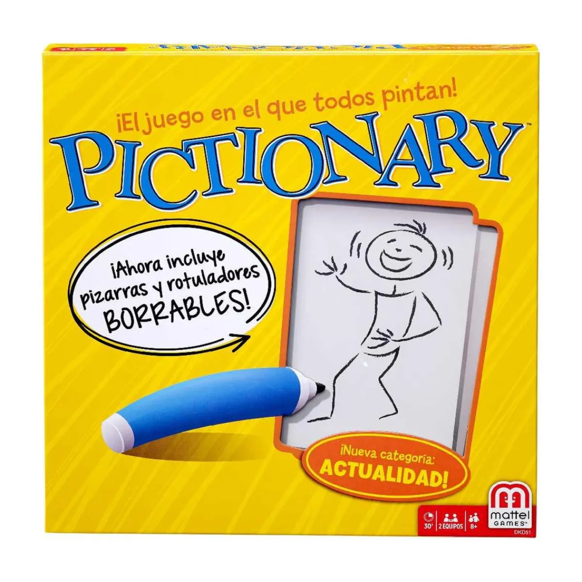 MATTEL ESPANA Juegos Y Puzzles|Friki Zone*Mattel Games - Pictionary - Juego de Mesa