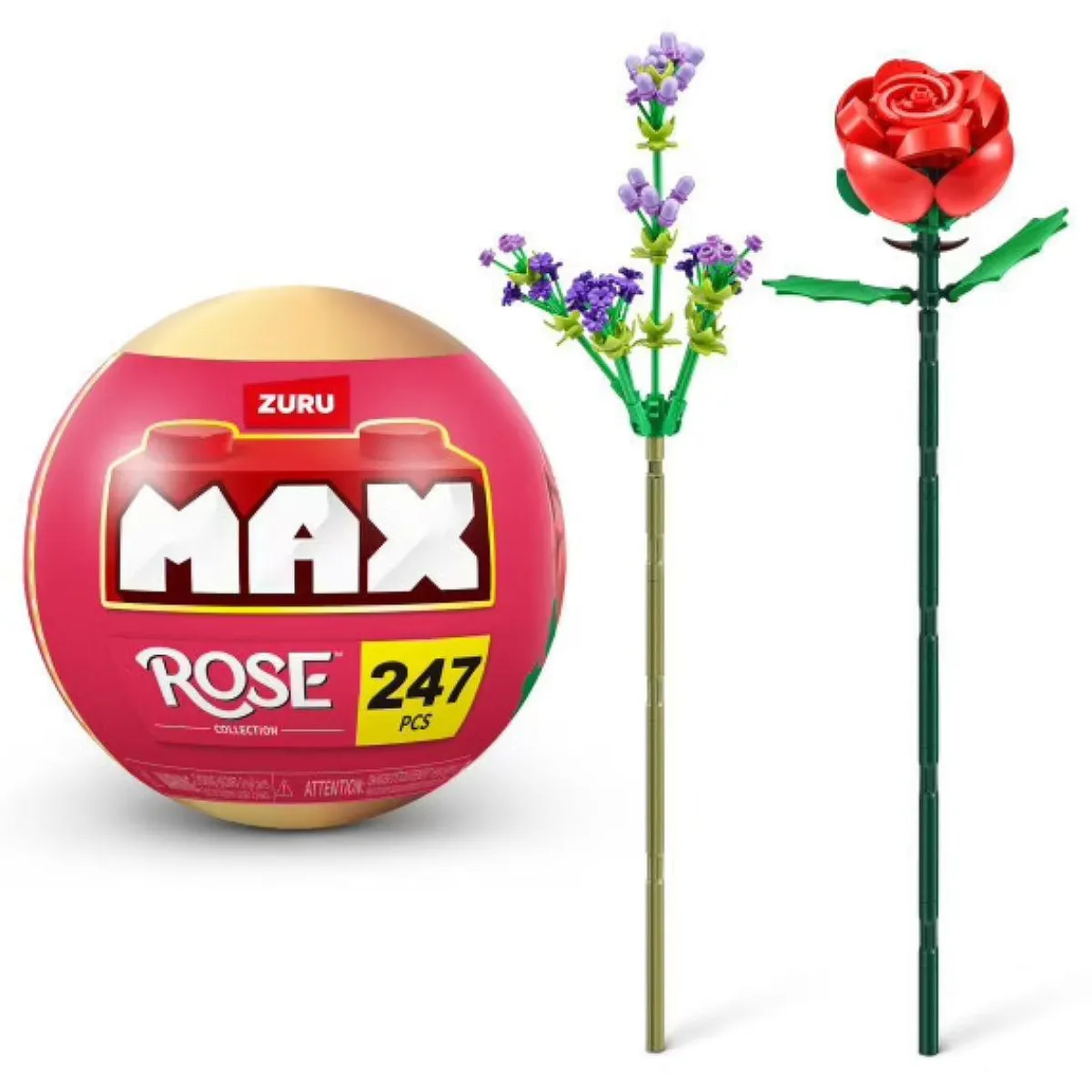 ZURU Juguetes De Construcción*MAX - Cápsula con Rosa y Lavanda