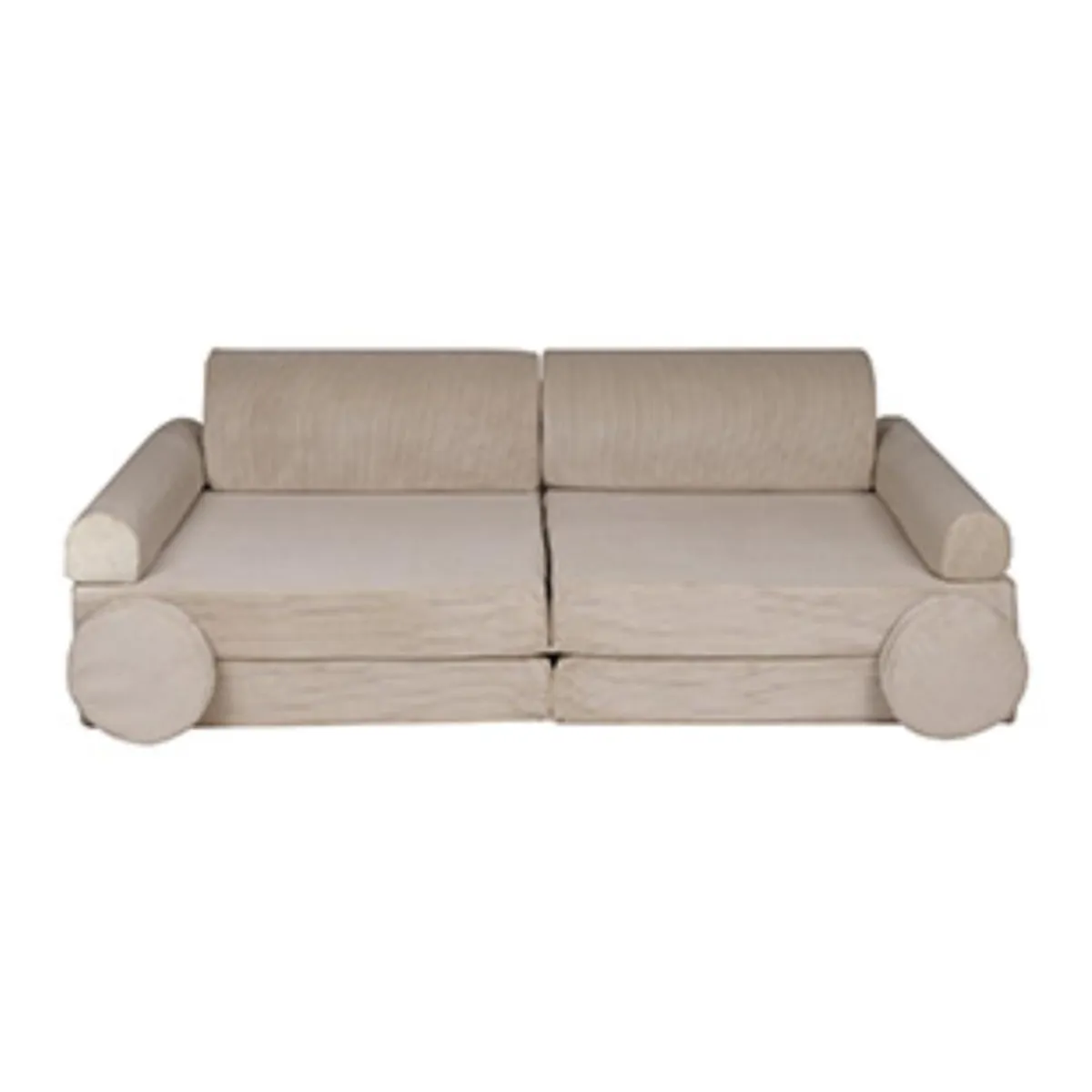 MEOWBABY Entretenimiento·Hamacas Y Columpios|Estilo De Vida*- Sofá de pana Premium infantil beige