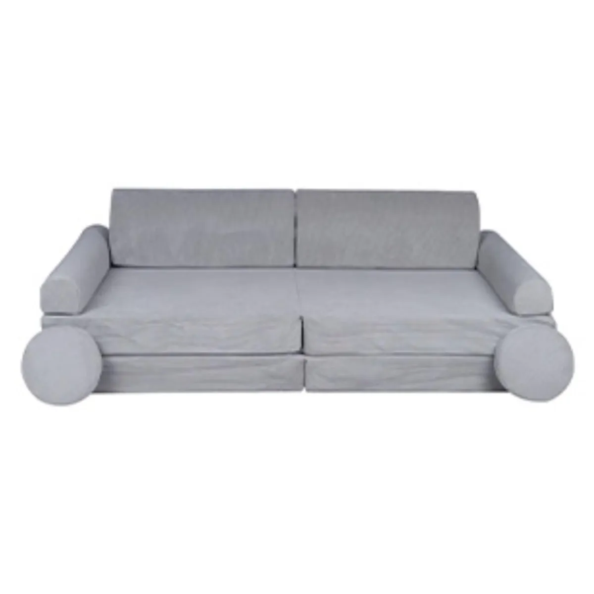 MEOWBABY Entretenimiento·Hamacas Y Columpios|Estilo De Vida*- Sofá de pana Premium infantil gris