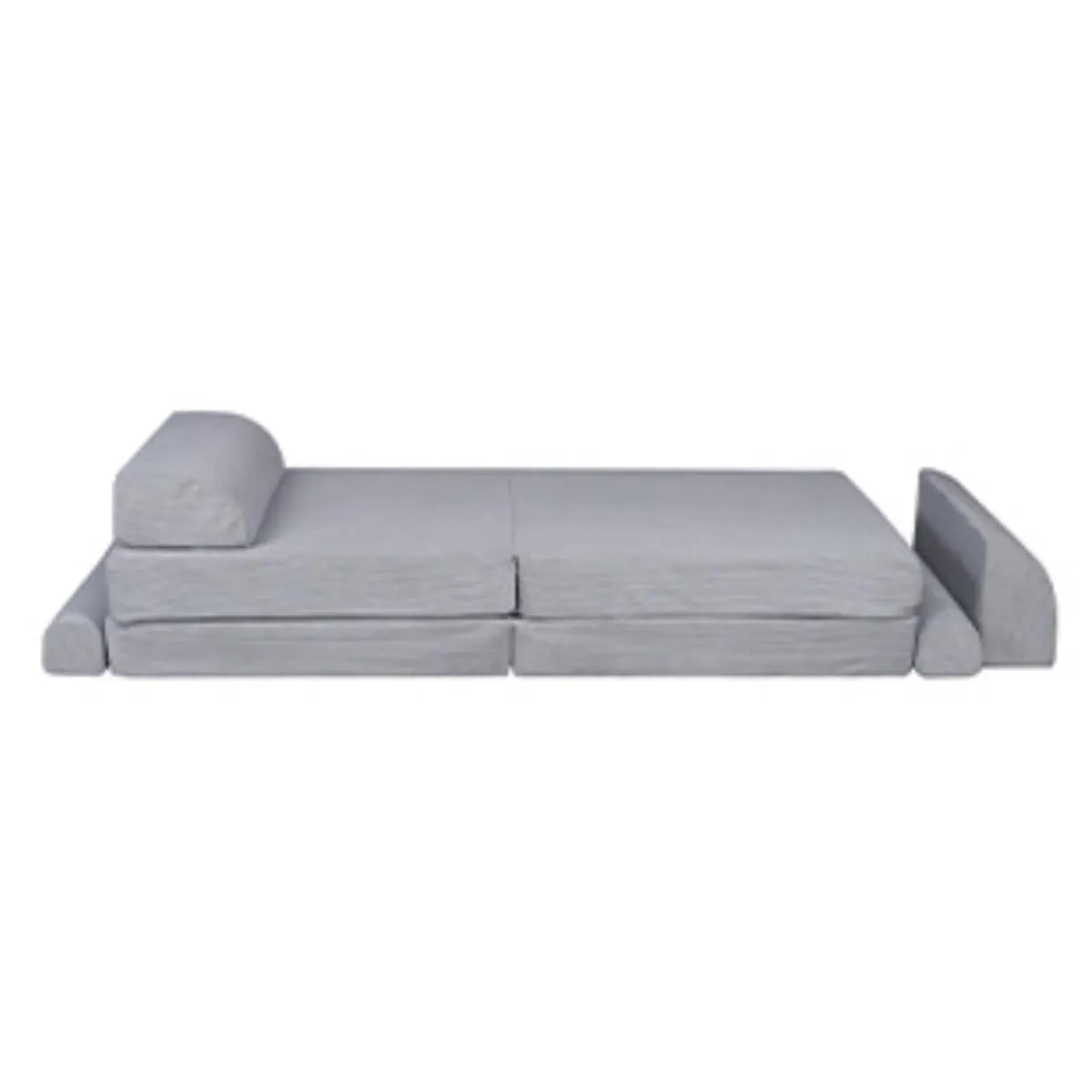 MEOWBABY Entretenimiento·Hamacas Y Columpios|Estilo De Vida*- Sofá de pana Premium infantil gris