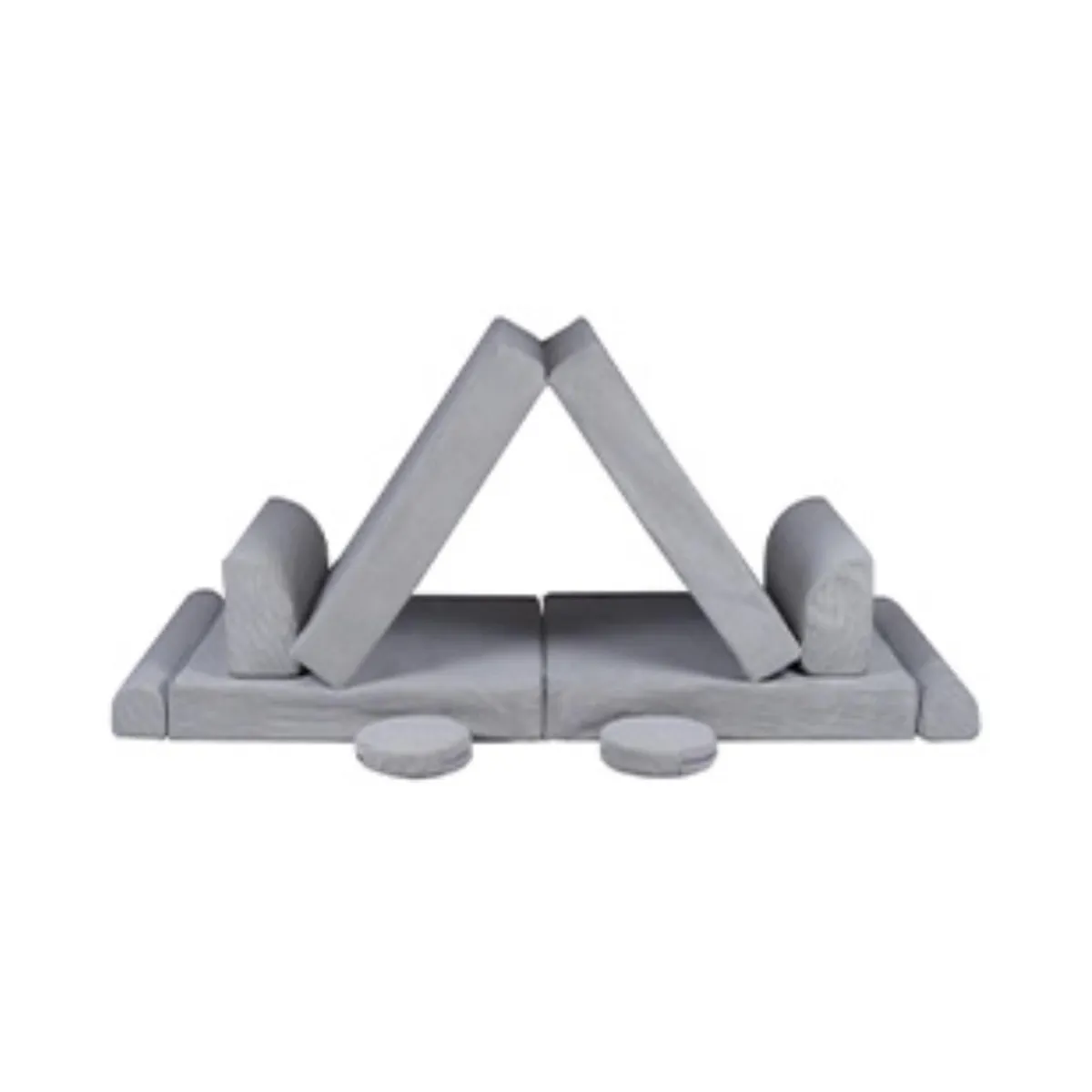 MEOWBABY Entretenimiento·Hamacas Y Columpios|Estilo De Vida*- Sofá de pana Premium infantil gris