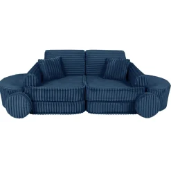 MEOWBABY Entretenimiento·Hamacas Y Columpios|Estilo De Vida*- Sofá Infantil Churros Pocket Max Color Azul Medianoche