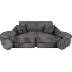 MEOWBABY Entretenimiento·Hamacas Y Columpios|Estilo De Vida*- Sofá Infantil Churros Pocket Max Color Gris Jurassic