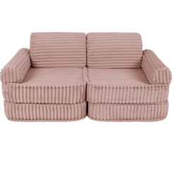 MEOWBABY Entretenimiento·Hamacas Y Columpios|Estilo De Vida*- Sofá Infantil Churros Pocket Plus Color Rosa Ruby Chocolate