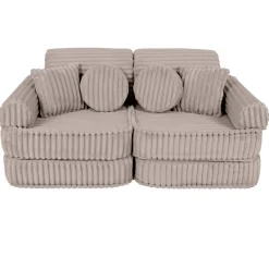 MEOWBABY Entretenimiento·Hamacas Y Columpios|Estilo De Vida*- Sofá Infantil Churros Pocket Plus Color Beige Pebble