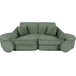 MEOWBABY Entretenimiento·Hamacas Y Columpios|Estilo De Vida*- Sofá Infantil Churros Pocket Max Color Verde Olive Sage