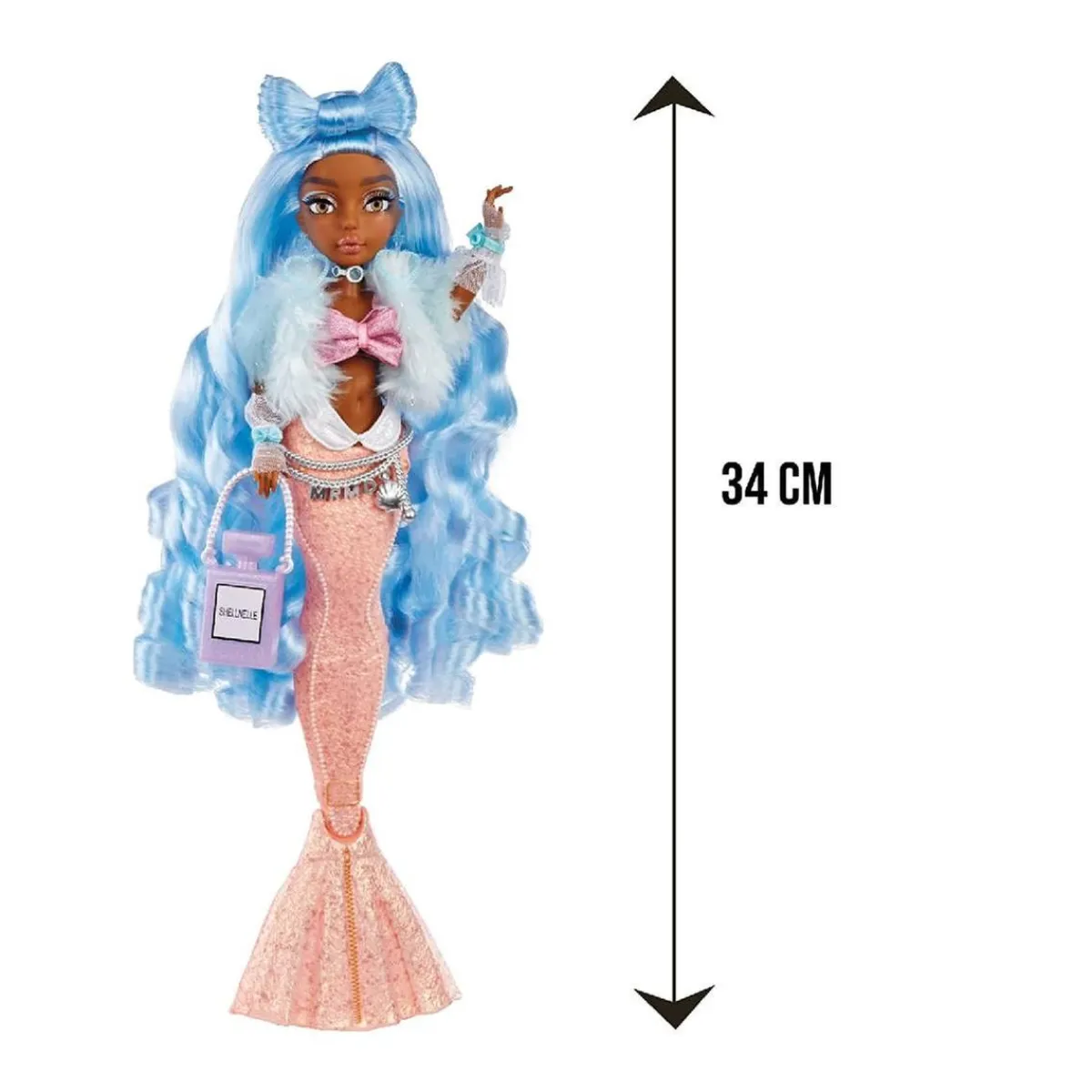 TOYS "R" US Muñecas*Mermaze Mermaidz - Shellnelle - Muñeca Sirena