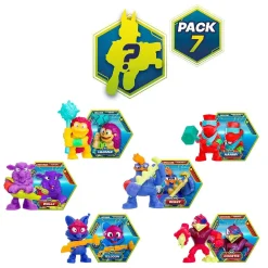 IMC Figuras De Acción*Metazells - Mega pack 7 figuras + 2 troncos serie 1