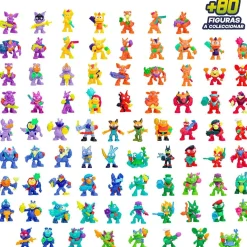 IMC Figuras De Acción*Metazells - Mega pack 7 figuras + 2 troncos serie 1