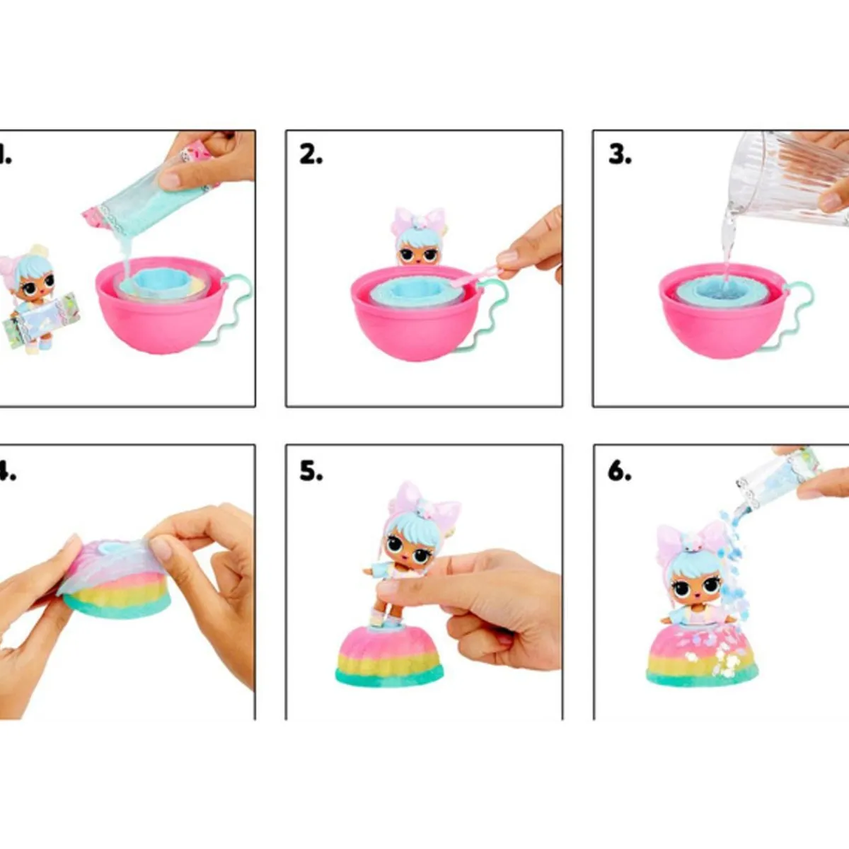 LOL SURPRISE Coleccionables Y Mini Mundos*MGA - L.O.L. Surprise Muñeca Mix & Make Birthday Cake (Varios modelos) ㅤ