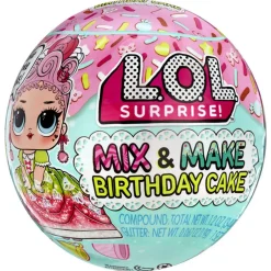 LOL SURPRISE Coleccionables Y Mini Mundos*MGA - L.O.L. Surprise Muñeca Mix & Make Birthday Cake (Varios modelos) ㅤ