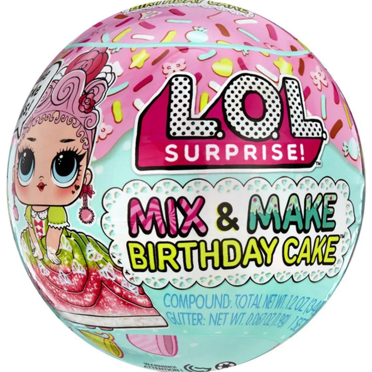 LOL SURPRISE Coleccionables Y Mini Mundos*MGA - L.O.L. Surprise Muñeca Mix & Make Birthday Cake (Varios modelos) ㅤ