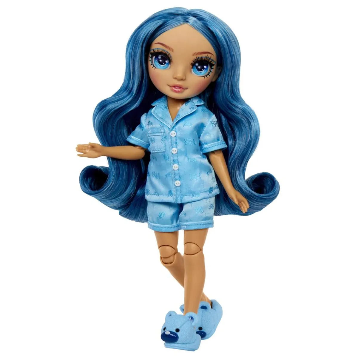 RAINBOW HIGH Muñecas*MGA - Junior High PJ Party Muñeca Skyler Blue ㅤ