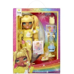 RAINBOW HIGH Muñecas*MGA - Junior High PJ Party Sunny Amarillo ㅤ