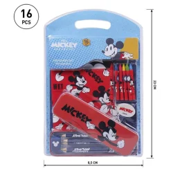 ARTESANIA CERDÁ Material Escolar*Mickey Mouse - Set de papelería escolar