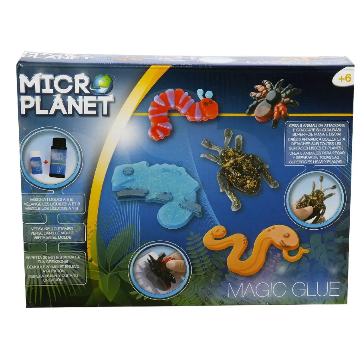 MICRO PLANET Steam*- Pegamento mágico 5 animales