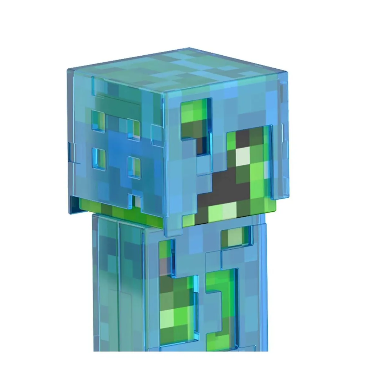 MATTEL Figuras De Acción*Minecraft - Figura articulada Creeper Nivel Diamante con accesorios ㅤ