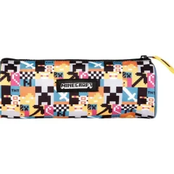 TOYS "R" US Material Escolar*Minecraft - Portatodo Redondo Pixel