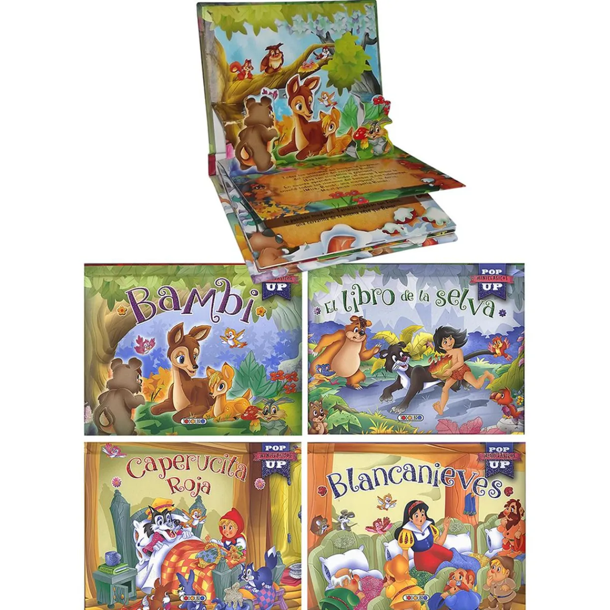 TODO LIBRO Juguetes Educativos Y Libros*Miniclásicos Pop-Up (varios modelos)