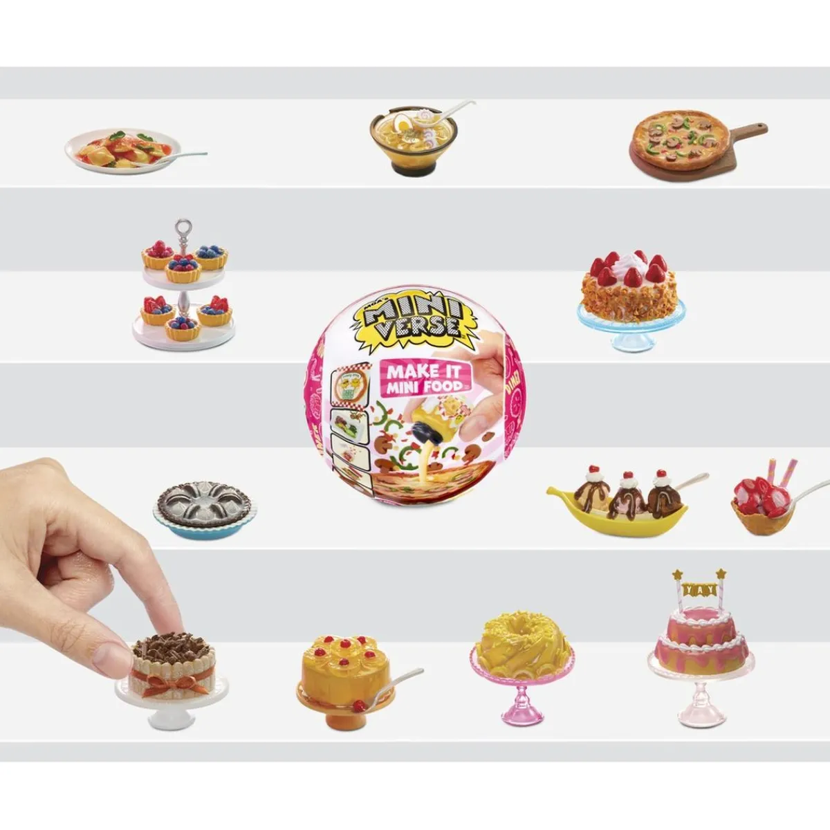 TOYS "R" US Coleccionables Y Mini Mundos*Miniverse - Cápsula sorpresa Mini Food: Diner for Sidekick: Serie 2A