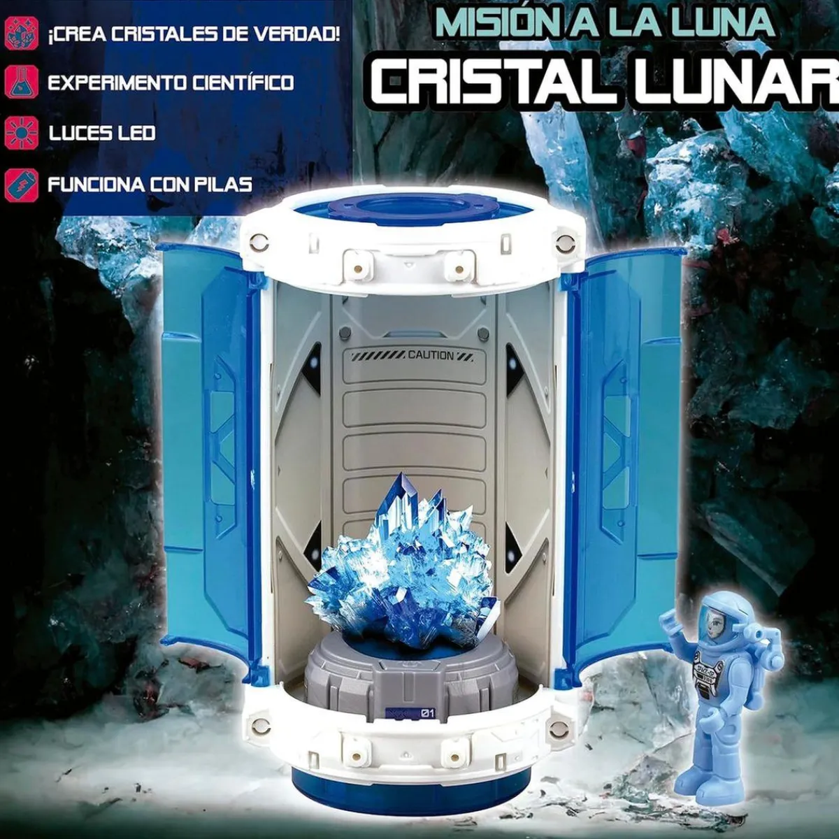 EDUCA Steam*Misión Cristalina: Aprende a cultivar colores con químicos y polvo de cristal, experimentos científicos reales. ㅤ