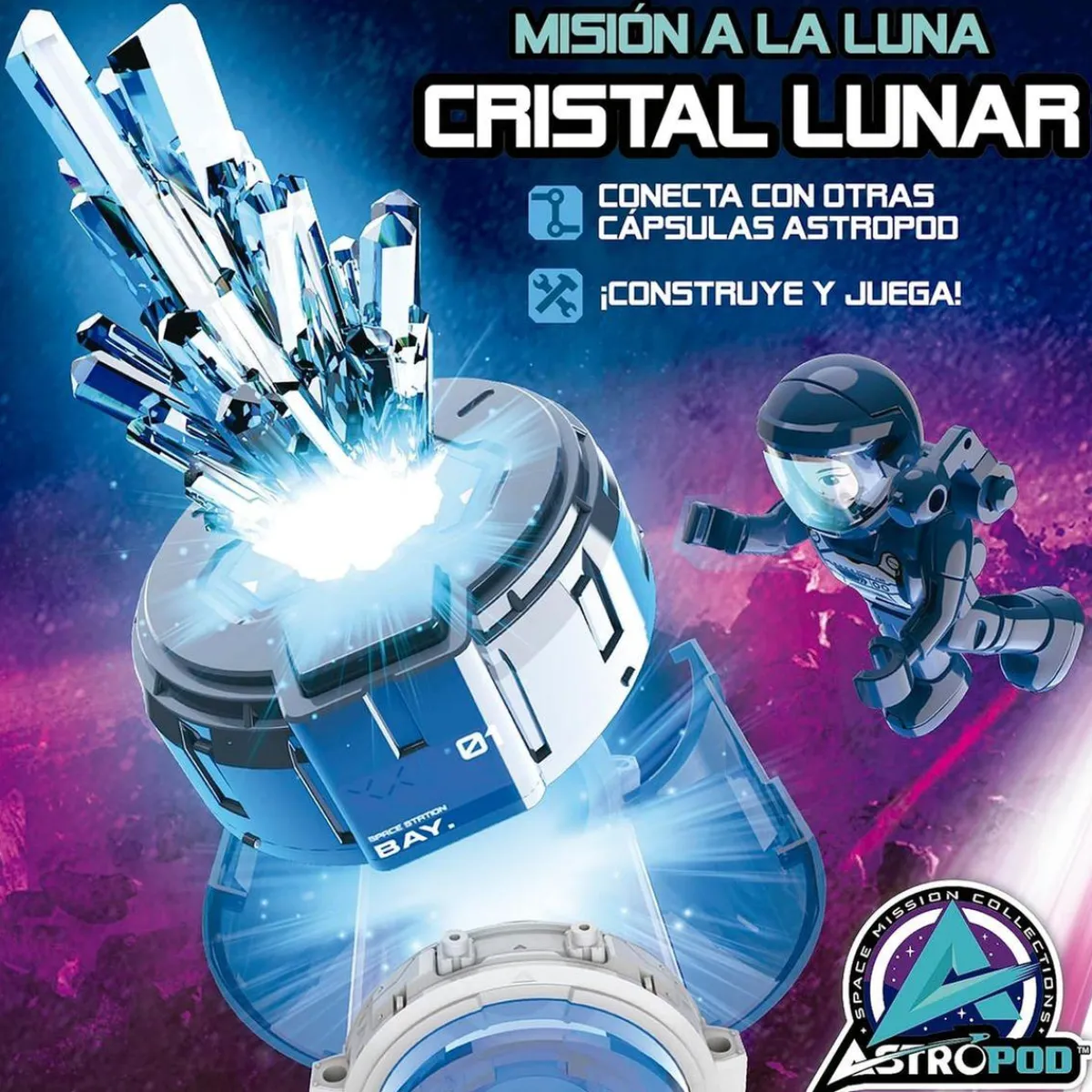 EDUCA Steam*Misión Cristalina: Aprende a cultivar colores con químicos y polvo de cristal, experimentos científicos reales. ㅤ