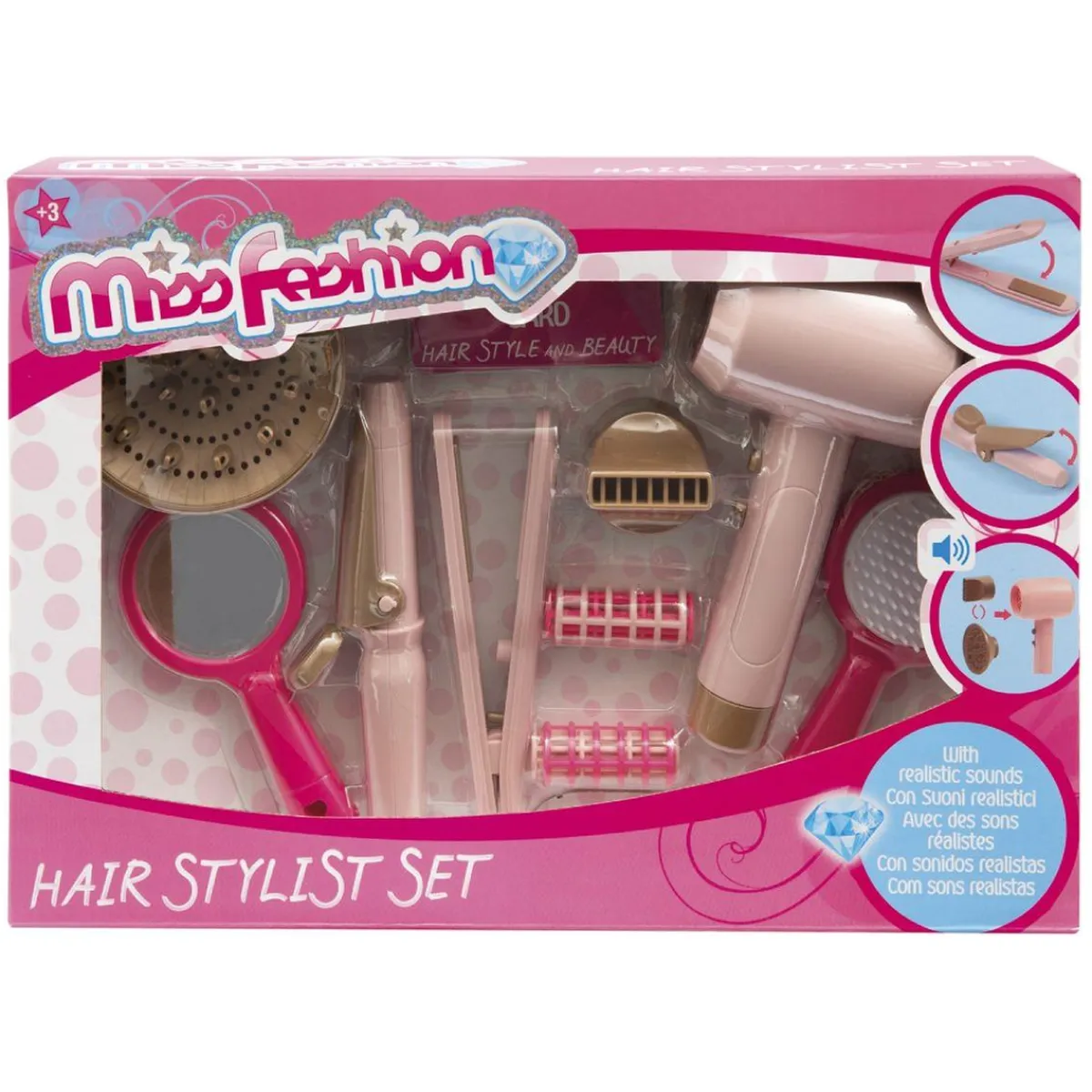 MISS FASHION Estilo De Vida*- Set de Peluquería