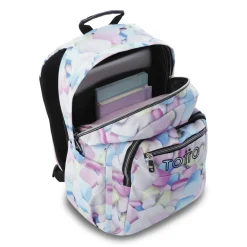 TOTTO Material Escolar*Mochila Acuareles Glitter - Spong