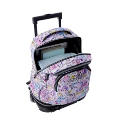TOTTO Material Escolar*Mochila Desmontable Tiza Glitter - PAWS