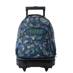 TOTTO Material Escolar*Mochila Desmontable Tiza - Button