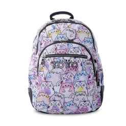 TOTTO Material Escolar*Mochila Rayol Glitter - Paws