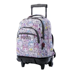 TOTTO Material Escolar*Mochila Renglones Glitter - Paws