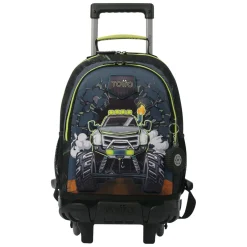 TOTTO Material Escolar*Mochila Rue Bomper Monster Race M