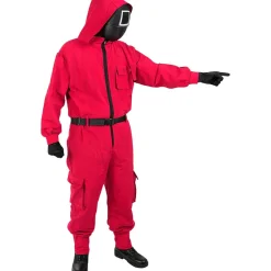 Funidelia Disfraces|Halloween*Mono El Juego del Calamar oficial Netflix para adulto XXL