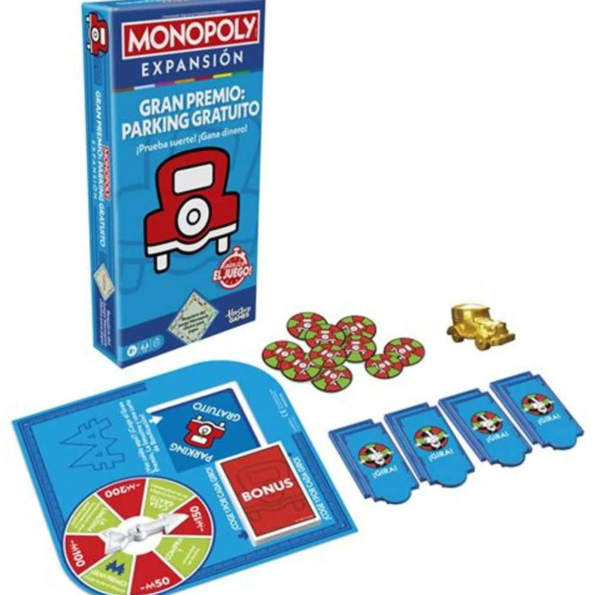 HASBRO IBERIA Juegos Y Puzzles|Friki Zone*Monopoly Expansión - Gran Premio: Parking Gratuito (es)