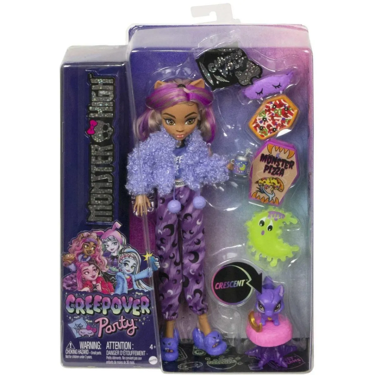 MATTEL Muñecas*Monster High - Clawdeen Wolf - Creepover party