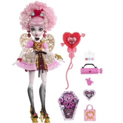 MONSTER HIGH Muñecas*- Cupid Asteria - Colección Scary Sweet Birthday