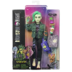 MATTEL Muñecas*Monster High - Deuce Gorgon con mascota y accesorios ㅤ