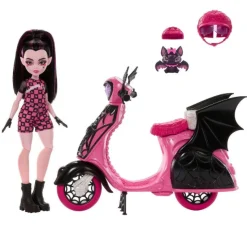 MONSTER HIGH Muñecas*- Draculaura y su Scooter