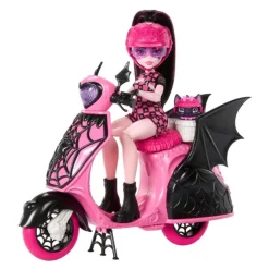 MONSTER HIGH Muñecas*- Draculaura y su Scooter