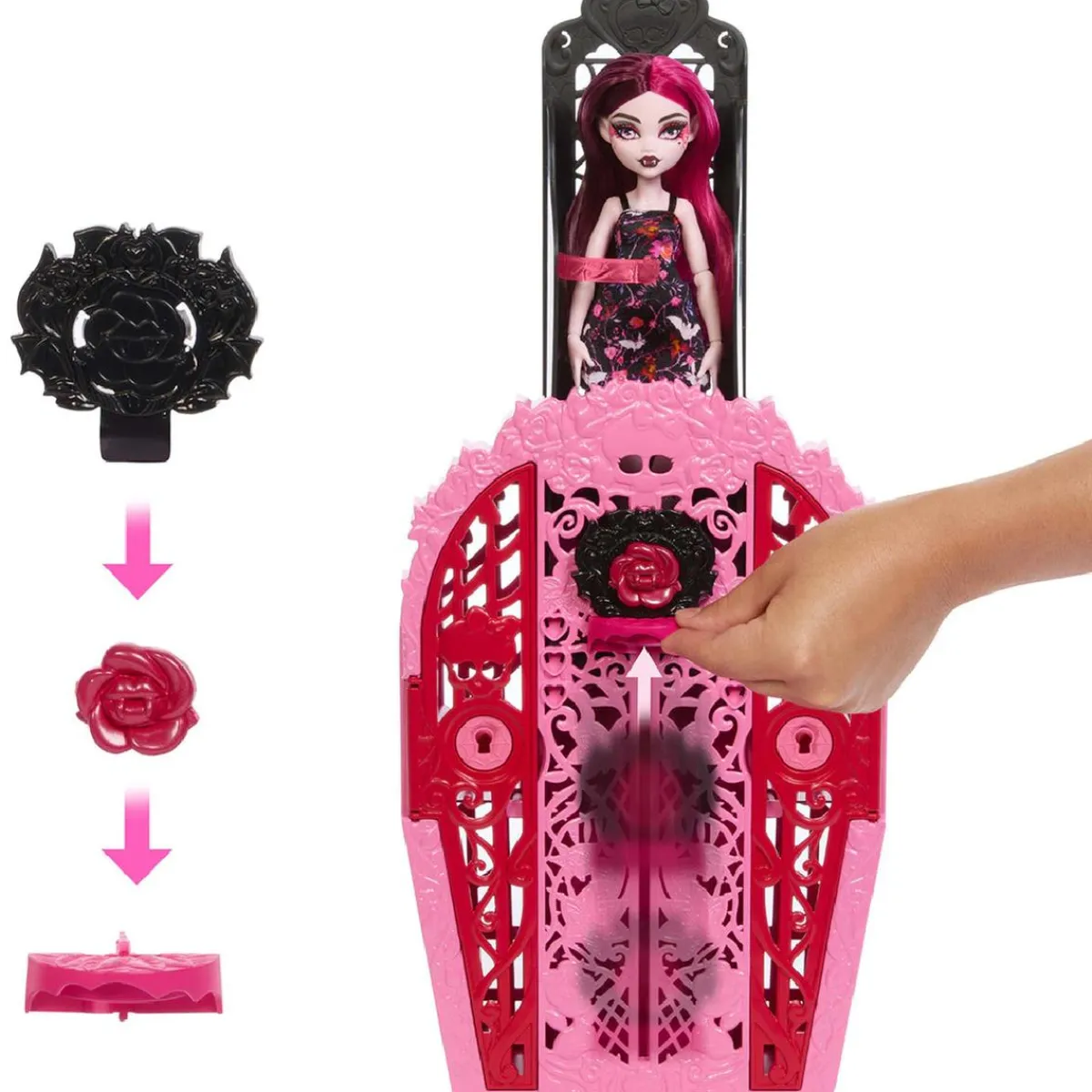 MATTEL Muñecas*Monster High - Muñeca Skulltimate Draculaura con armario y accesorios