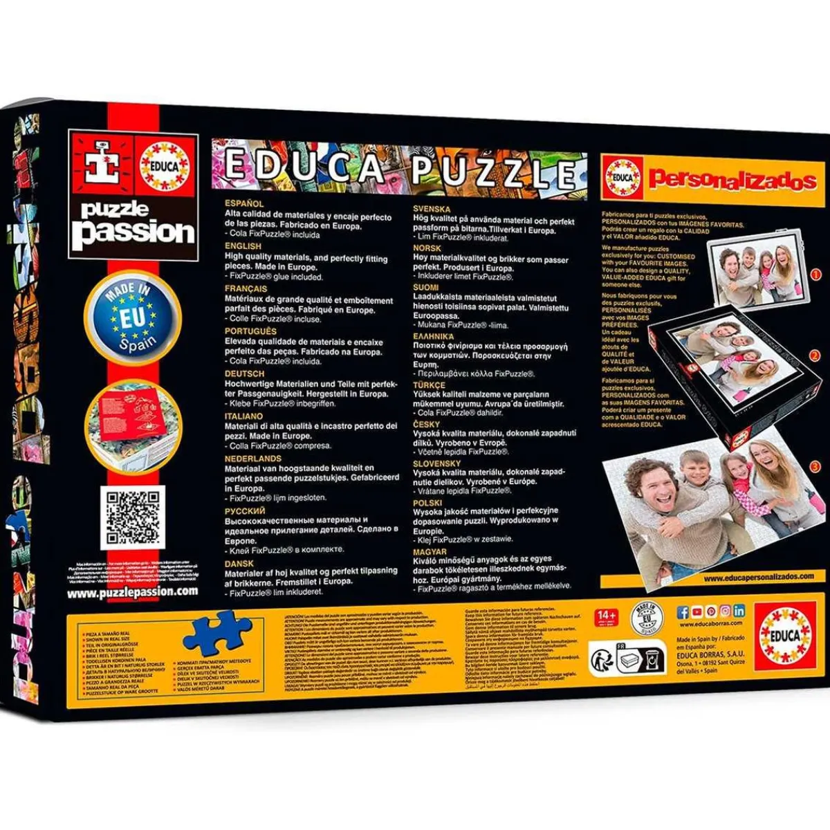 EDUCA BORRAS Juegos Y Puzzles*Monster High - Puzzle de 1000 piezas Monster High para adultos, 68 x 48 cm y cola Fix incluida ㅤ