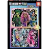 EDUCA BORRAS Juegos Y Puzzles*Monster High - Set de 2 puzzles infantiles de 100 piezas con imágenes de Monster High