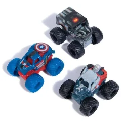 MONSTER JAM Vehículos Y Circuitos*- Pack 3 Mini vehículos Marvel (varios modelos)