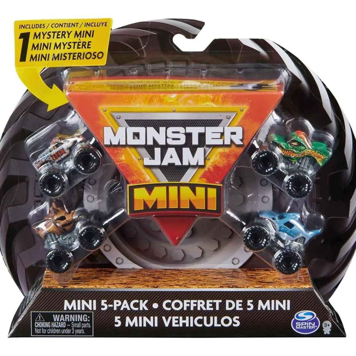 SPIN MASTER Vehículos Y Circuitos*Monster Jam - Pack de 5 Mini vehículos ㅤ