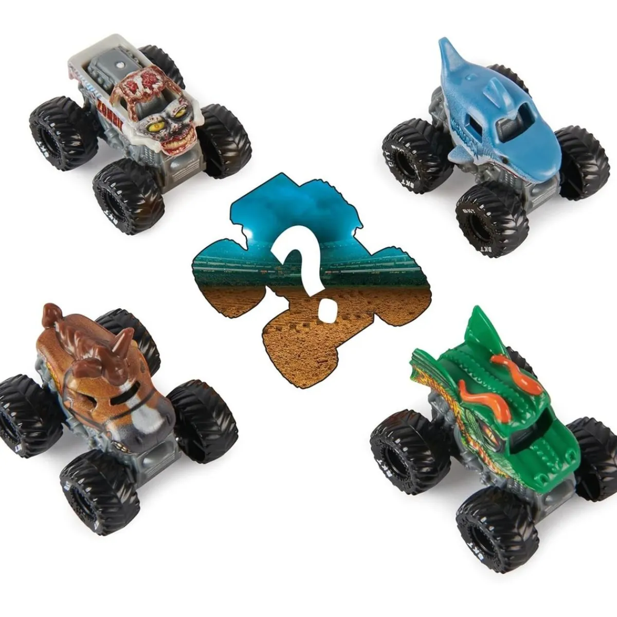 SPIN MASTER Vehículos Y Circuitos*Monster Jam - Pack de 5 Mini vehículos ㅤ
