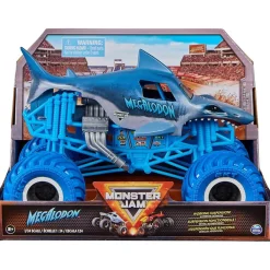 MONSTER JAM Vehículos Y Circuitos*- Vehículo die cast Megalodon oscuro 1:24