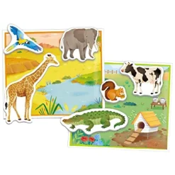 CLEMENTONI Juguetes Educativos Y Libros|Juegos Y Puzzles*Montessori: Los animales