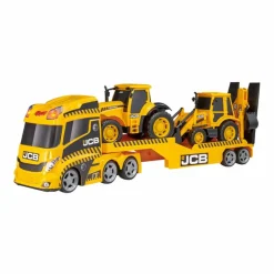 PRENATAL Vehículos Y Circuitos*Motor & Co - Camión de transporte con 2 vehículos de construcción